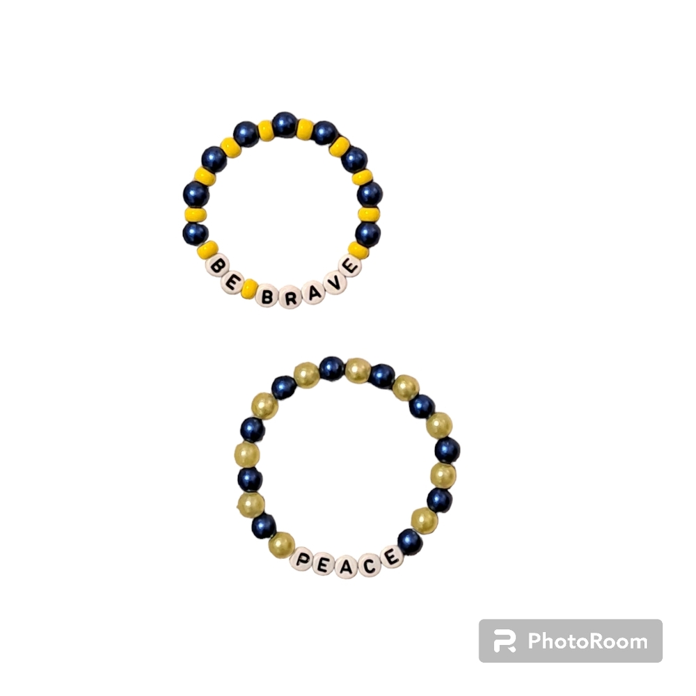 Bracelet "Be brave" / "Peace"